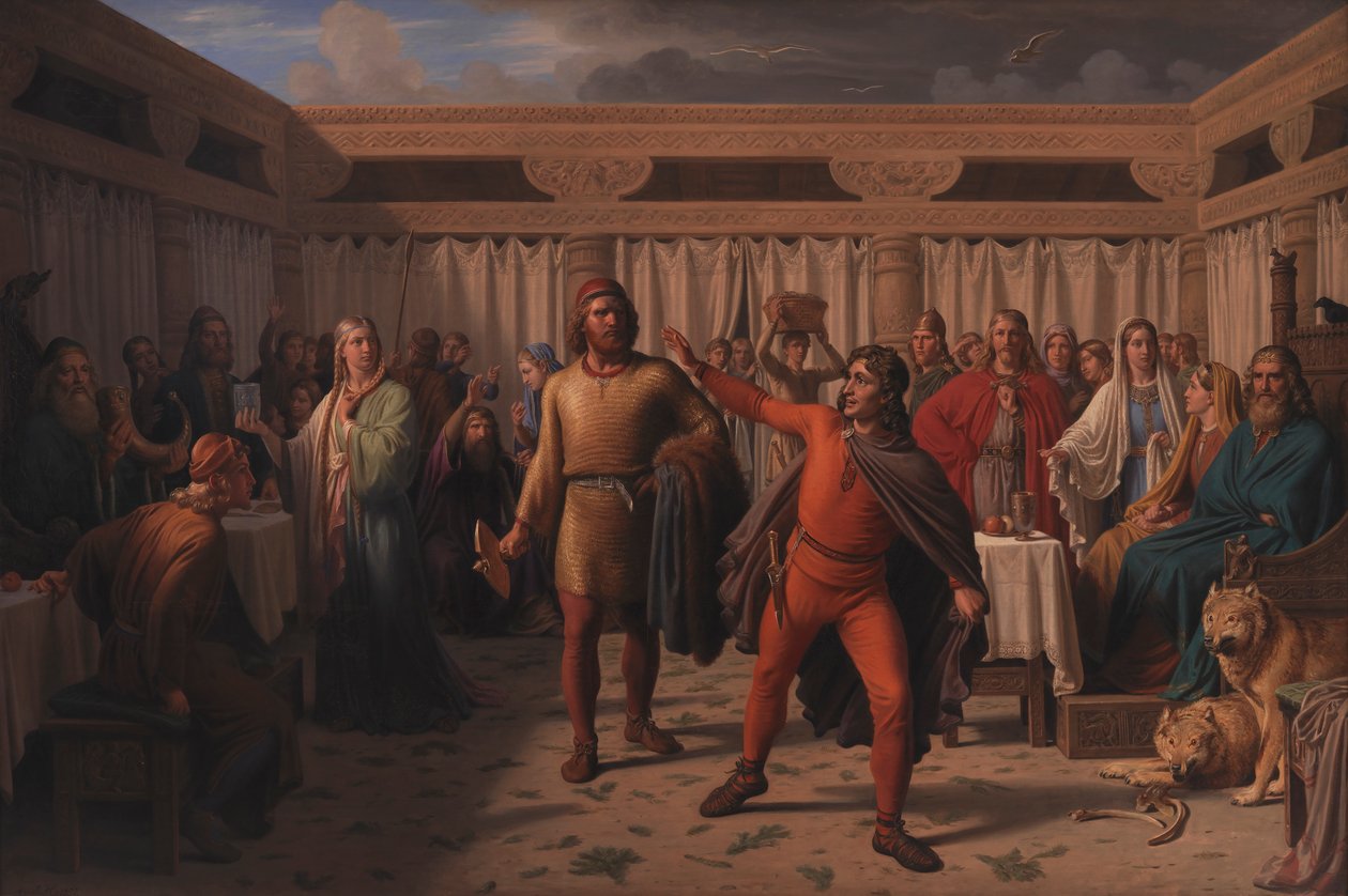 Ægirs festa, 1857 de Constantin Hansen