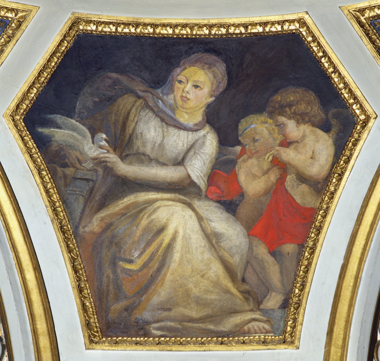 La Prudenza (as quatro virtudes cardeais) de Constantino Brumidi