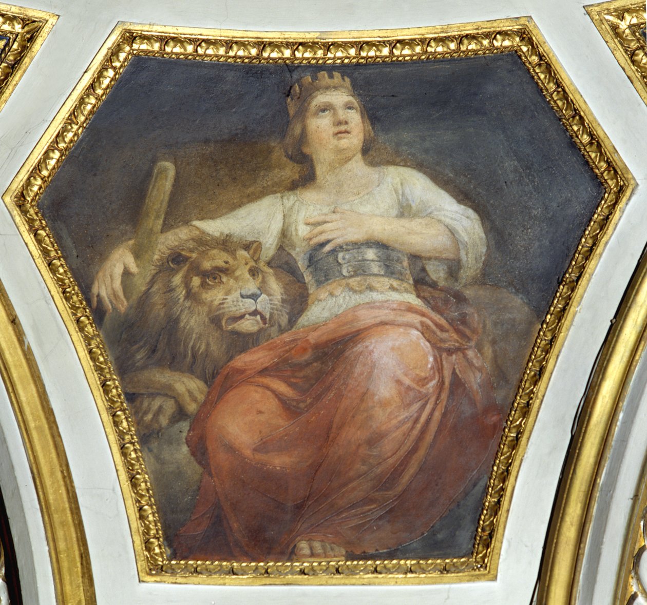 A Fortaleza (as quatro Virtudes Cardeais) de Constantino Brumidi