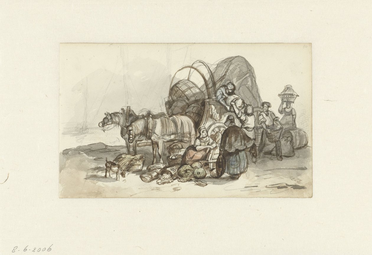 Descarregar um carro de Constantinus Cornelis Huysmans