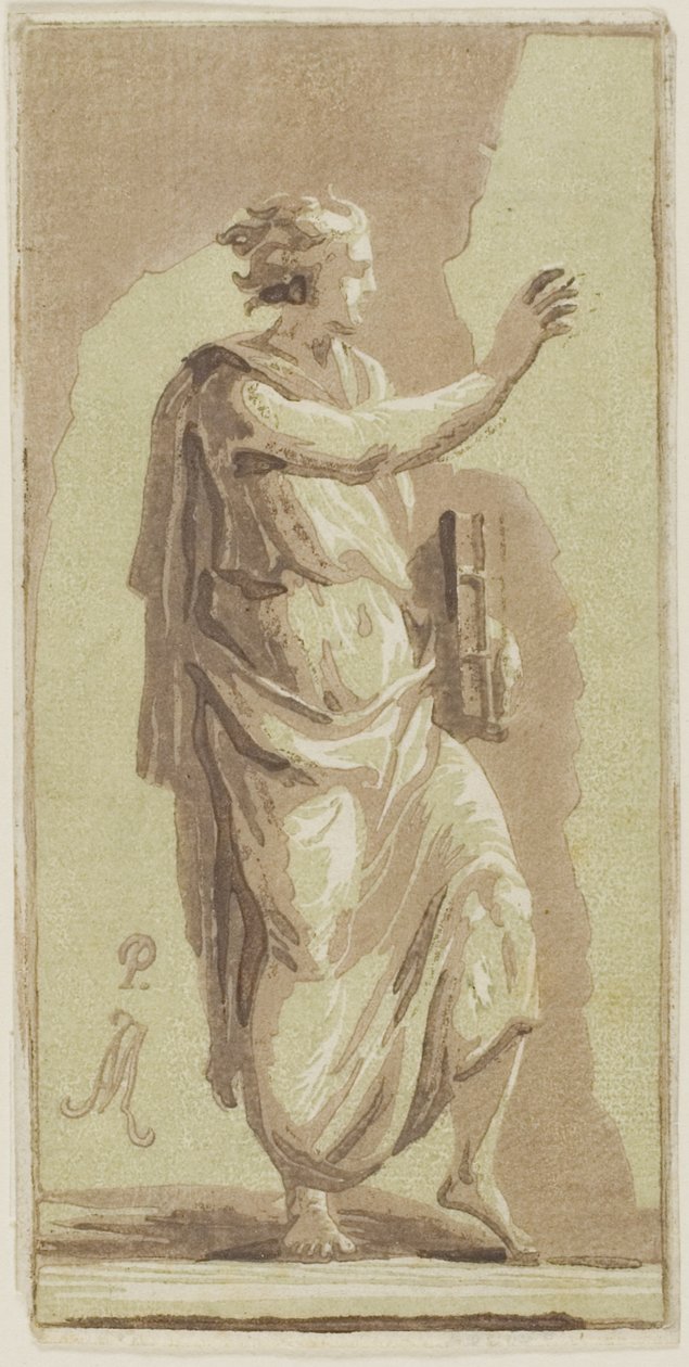 Jovem de pé de Conte Antonio Maria Zanetti the Elder