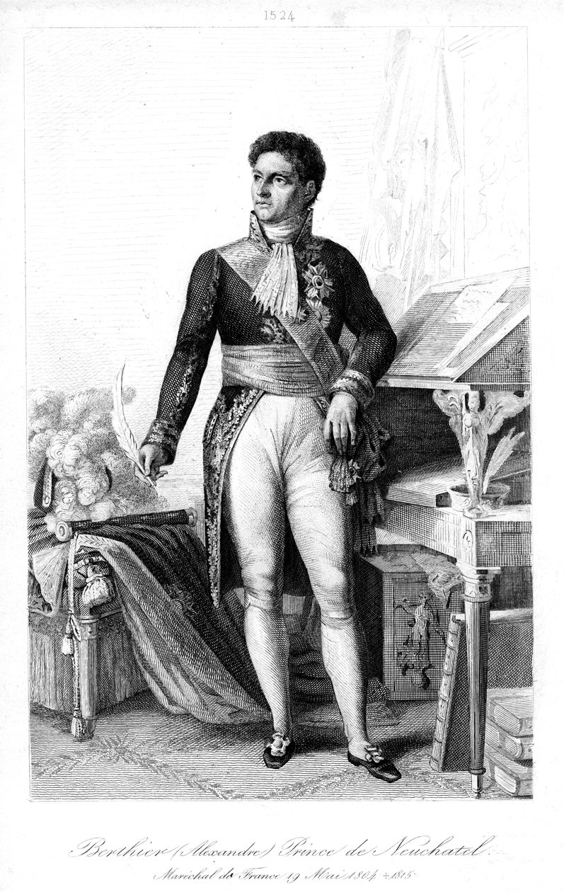 Louis Alexandre Berthier 1753-1815, marechal da França, 1839. de Contenau