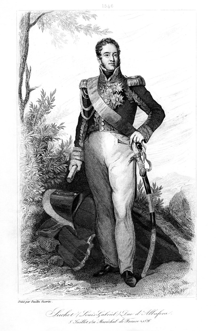 Louis Gabriel Suchet 1770-1826, duc dAlbufera da Valencia e Marshal of France, 1839. de Contenau