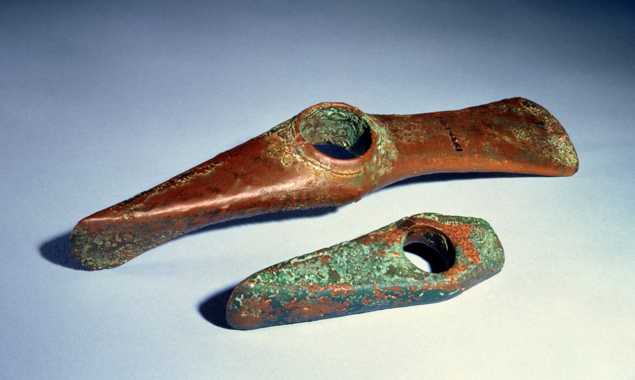 Axe adze de Belgrado; machado martelo da Checoslováquia, Copper Age (cobre) de Copper Age
