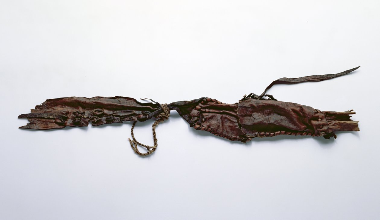 Fragmento de couro encontrado com o Oetzi Iceman (couro) de Copper Age