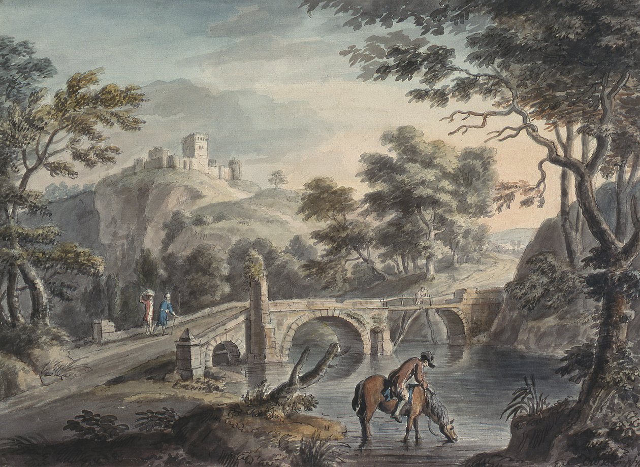 Paisagem com ponte de Copplestone Warre Bamfylde
