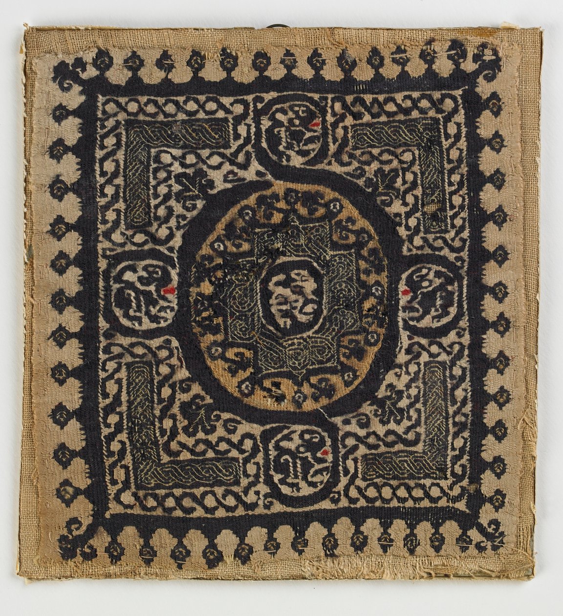 Painel têxtil, Egito, c.400 (têxtil) de Coptic