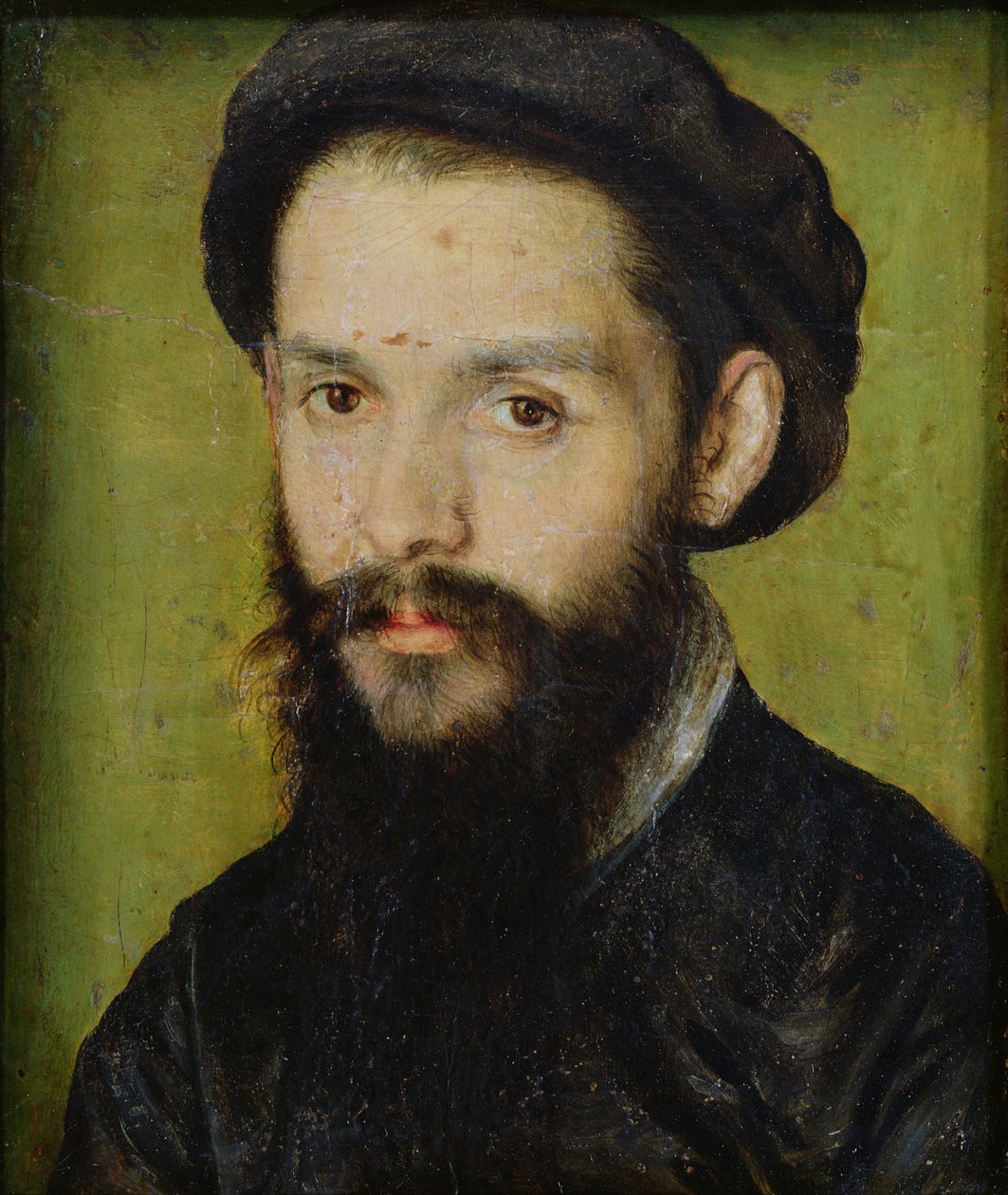 Retrato que se presume ser Clement Marot (1496-1544) (detalhe de 246497) de Corneille de Lyon