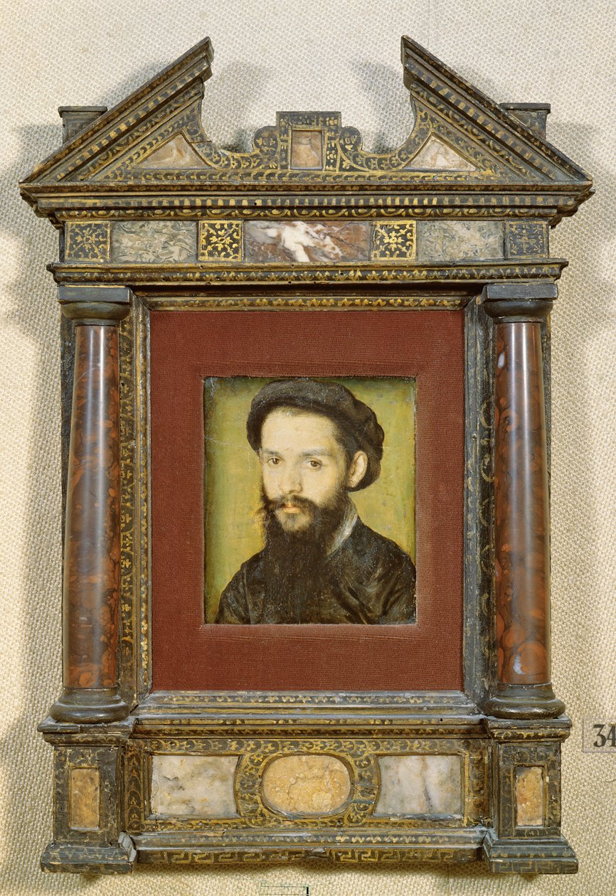 Retrato presumido ser Clement Marot (1496-1544) (ver 226058 para detalhes) de Corneille de Lyon