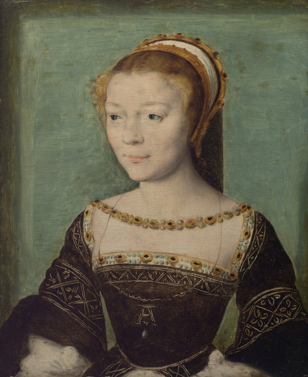 Anne de Pisseleu, duquesa de Etampes, c.1535-40 de Corneille de Lyon attr. to Corneille de Lyon attr. to