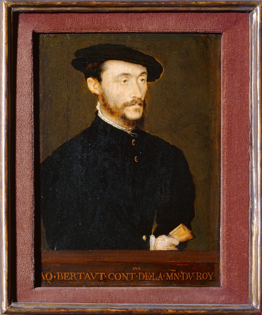 Jacques Bertaut, controleur de la Maison du Roi - Retrato de Jacques Bertaut ... de Corneille de Lyon