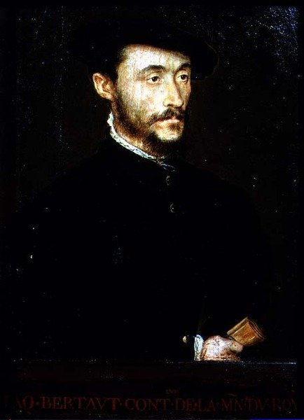 Retrato de Jacques Bertaut (óleo sobre painel) de Corneille de Lyon
