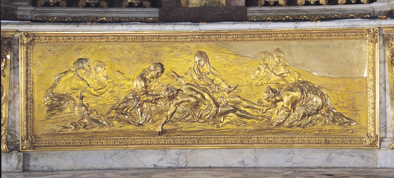 Pieta, da Capela Real (bronze dourado) de Corneille van Cleve