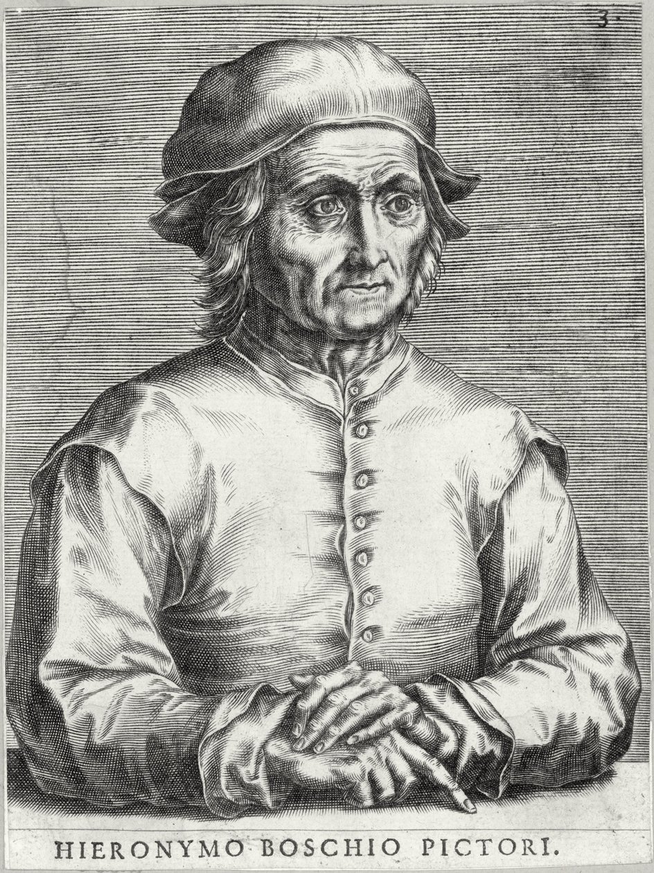 Retrato de Hieronymus Bosch de Cornelis Cort