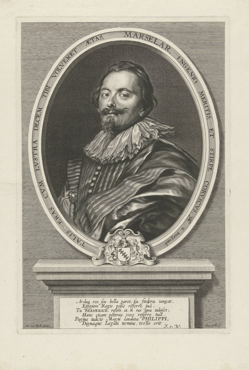 Portrait of Frederick de Marselaer de Cornelis Galle the Elder