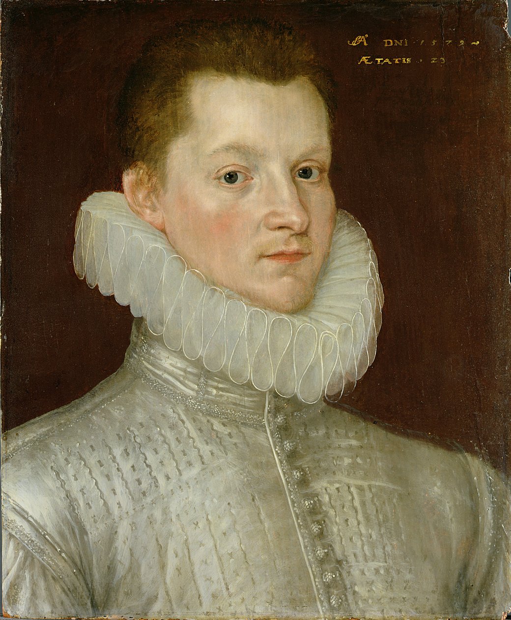 John Smythe de Ostenhanger (agora Westenhanger) Kent, 1579 de Cornelis Ketel