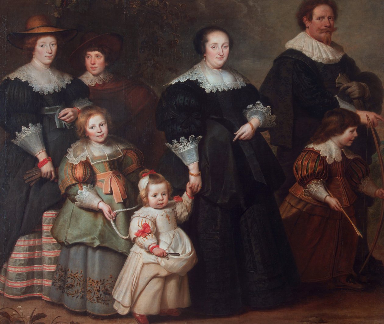 Auto-retrato do artista com sua esposa Suzanne Cock e seus filhos de Cornelis de Vos