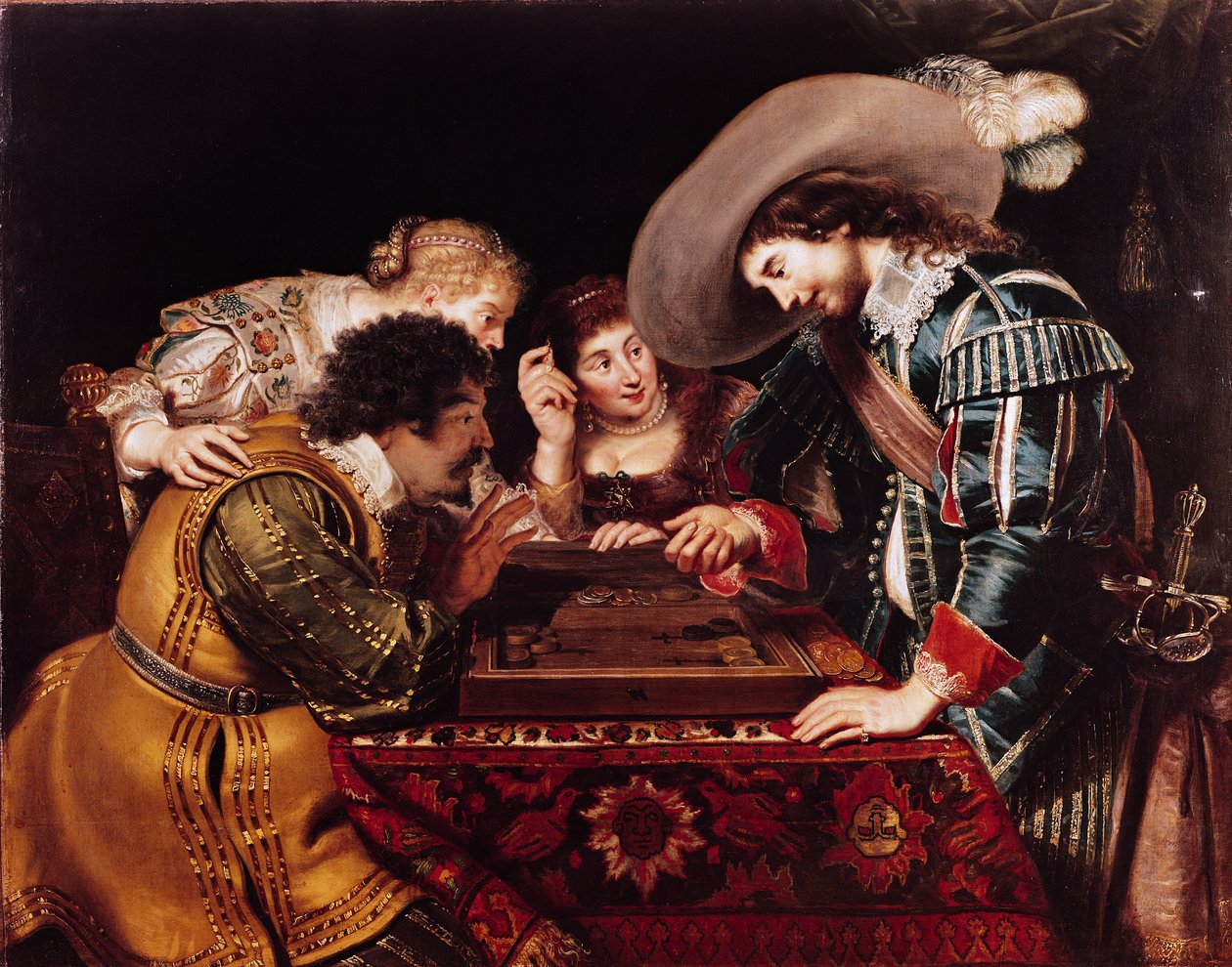 O jogo de gamão de Cornelis de Vos