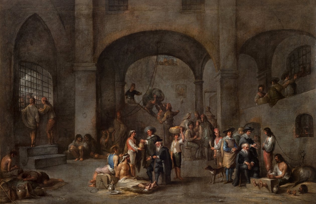 Para visitar os presos de Cornelis de Wael