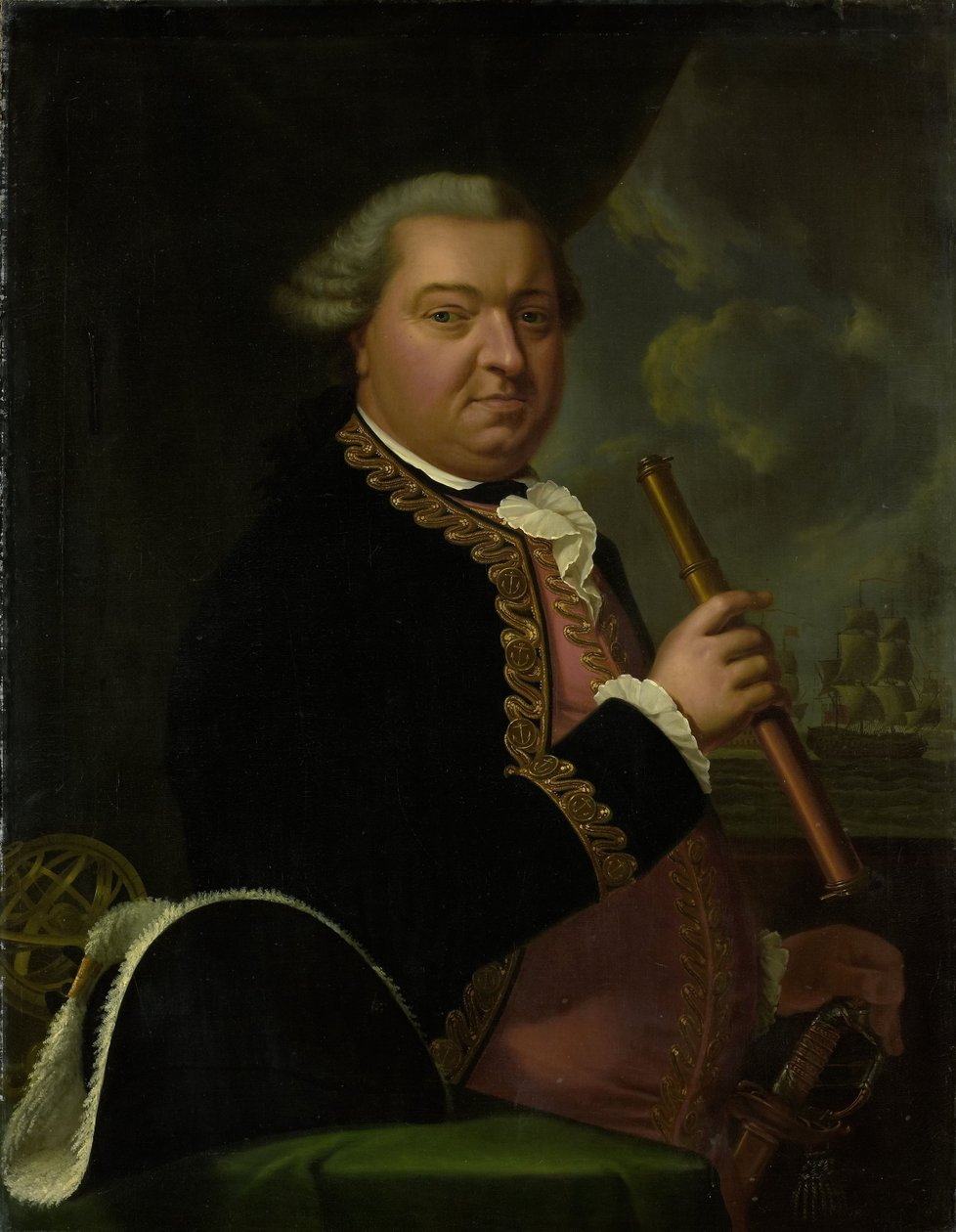 Retrato de Willem Crul (1721-1781) de Cornelis van Cuylenburgh