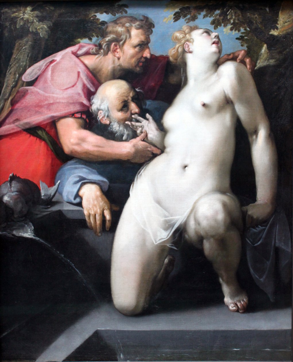 Susanna e as duas pessoas idosas de Cornelis van Haarlem