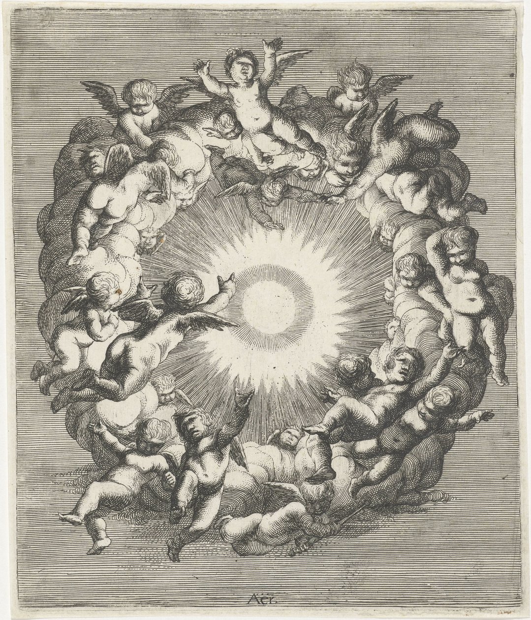 Ar
Aër (título sobre o objecto)
Os quatro elementos (título da série) de Cornelis A. Hellemans