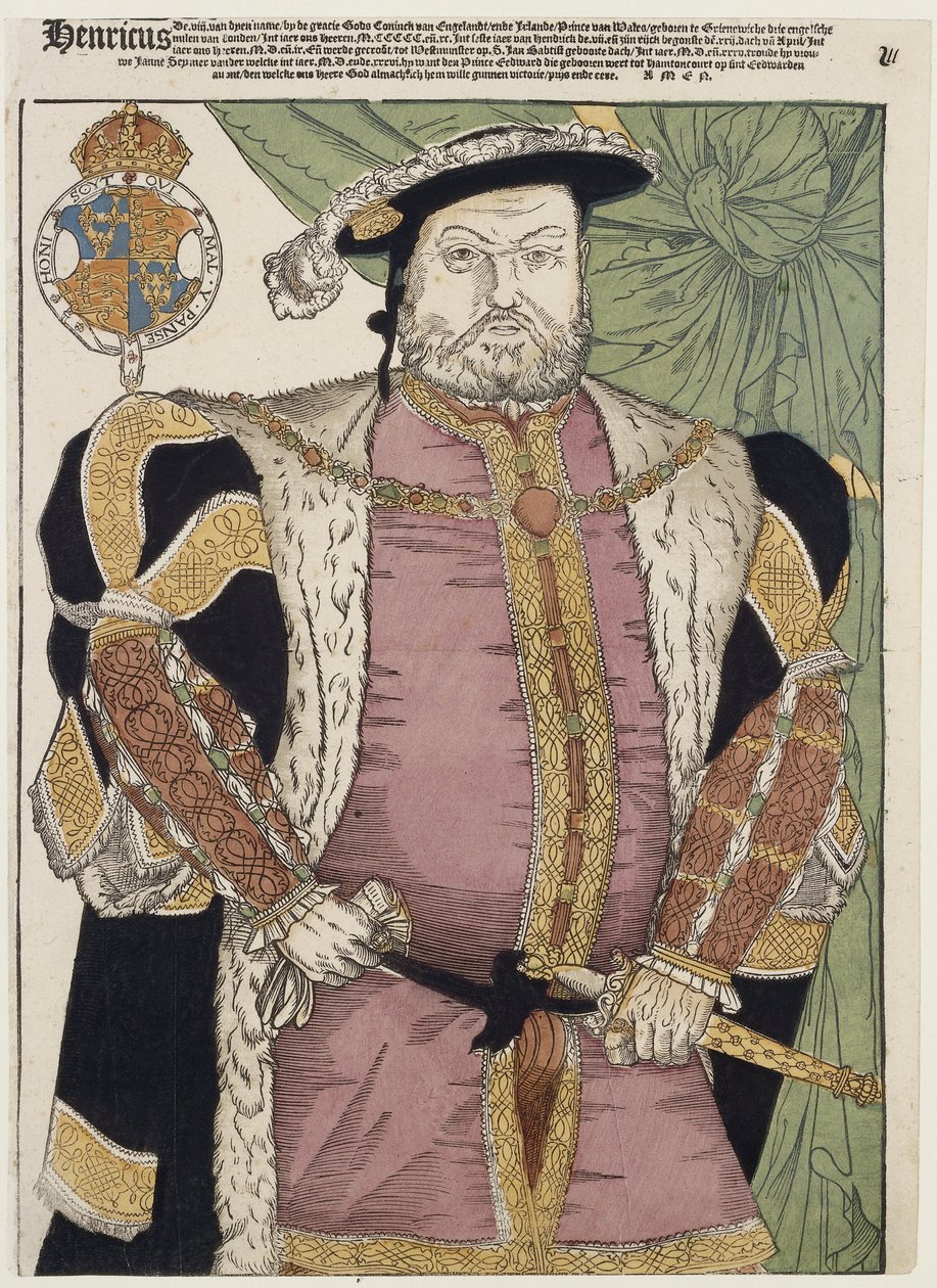Retrato de Henrique VIII de Inglaterra de Cornelis Anthonisz. (manner of)