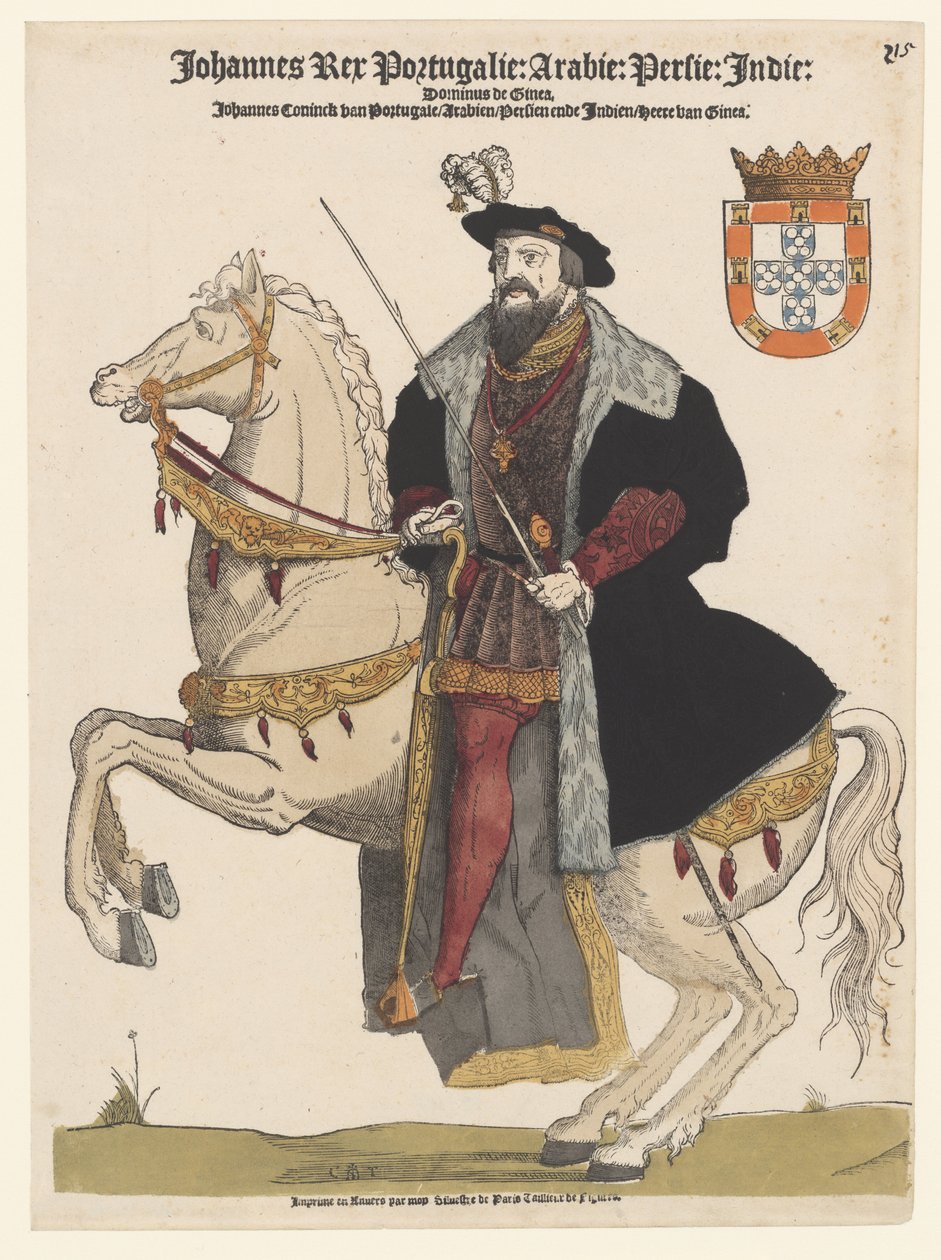 Retrato de João III de Portugal a cavalo de Cornelis Anthonisz.