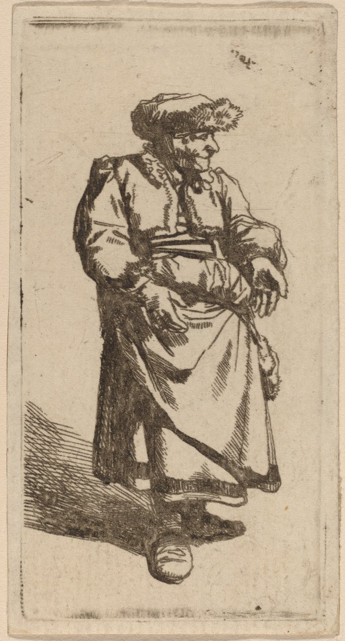 Velha em pé de Cornelis Pietersz Bega