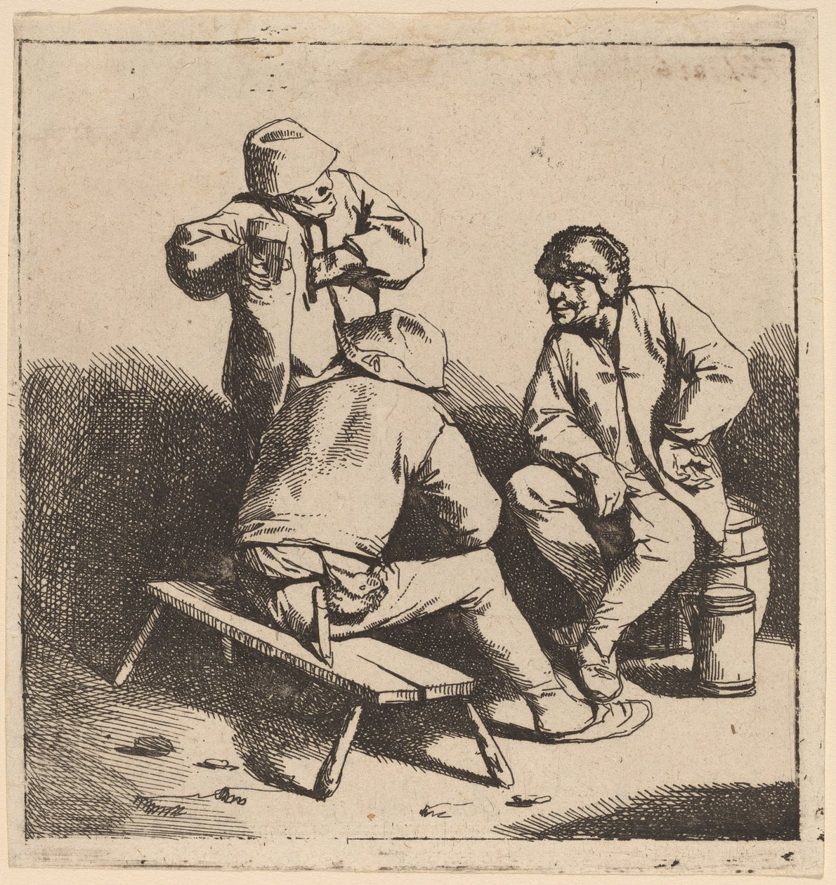 Os três bebedores de Cornelis Pietersz Bega