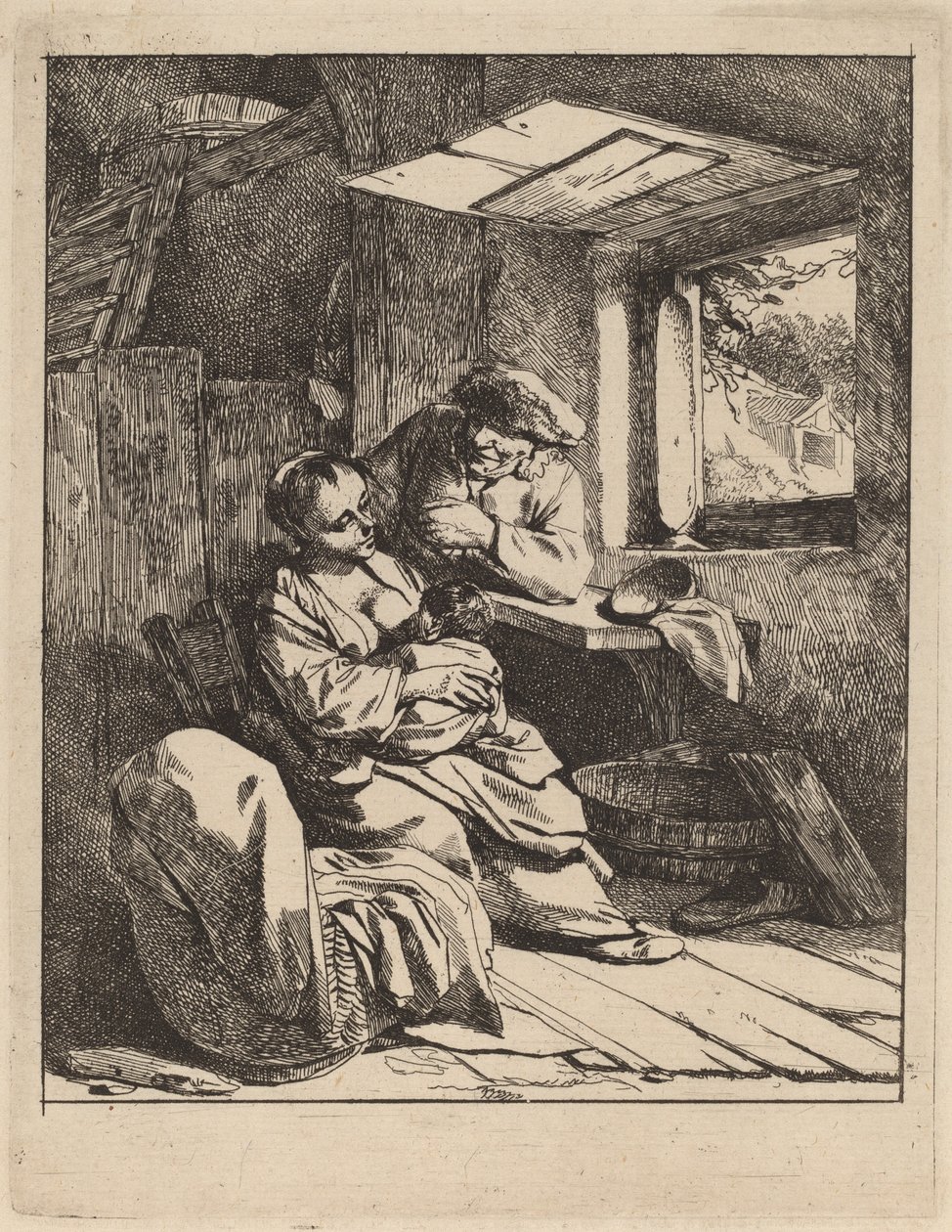 A jovem mãe de Cornelis Pietersz Bega
