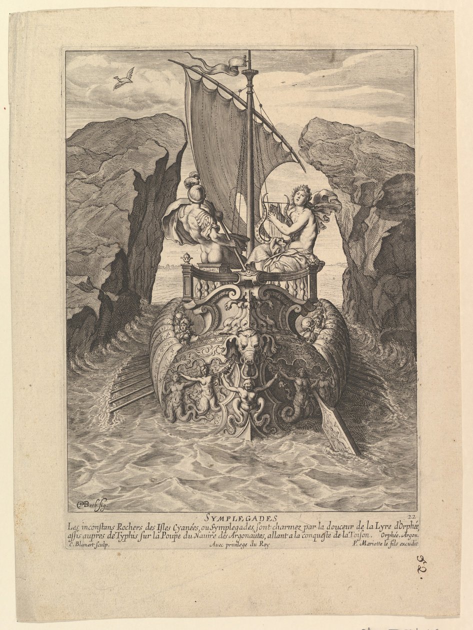 Symplegades, século XVII. de Cornelis Bloemaert