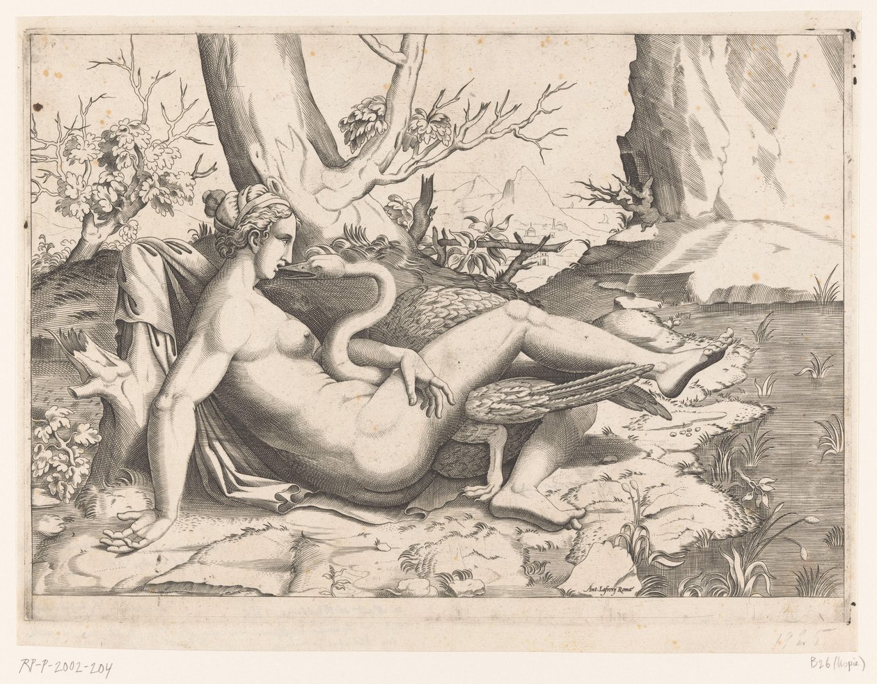Leda e o cisne de Cornelis Bos (possibly)