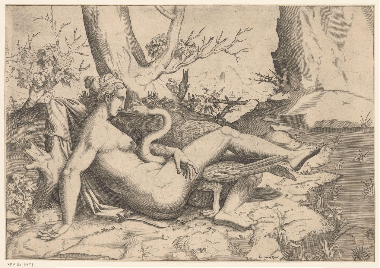 Leda e o cisne de Cornelis Bos (possibly)