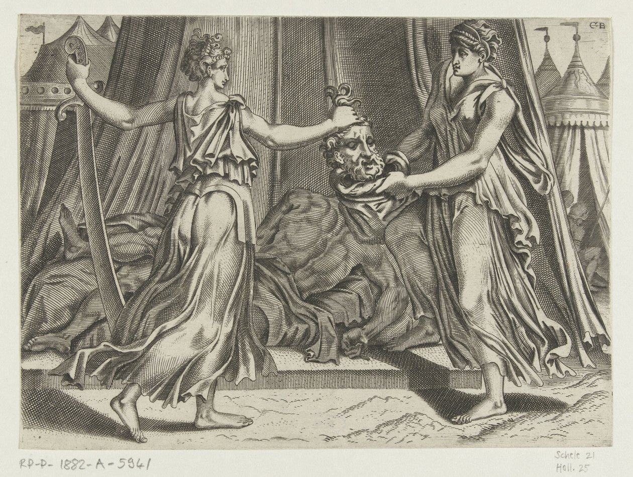 Judite com a cabeça de Holofernes de Cornelis Bos