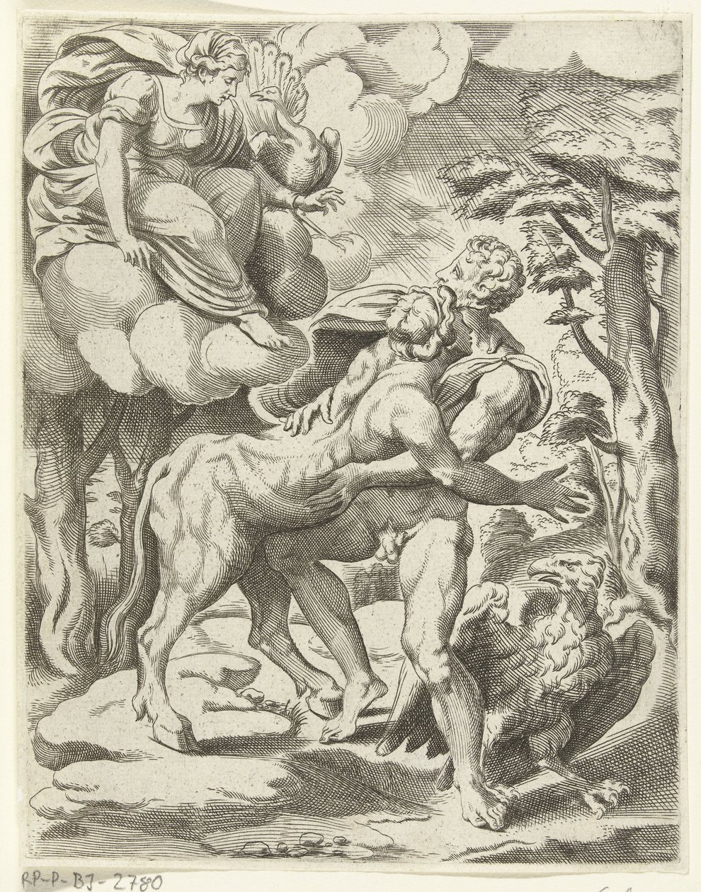 Júpiter, Io e Juno
As aventuras amorosas de Júpiter (título da série) de Cornelis Bos
