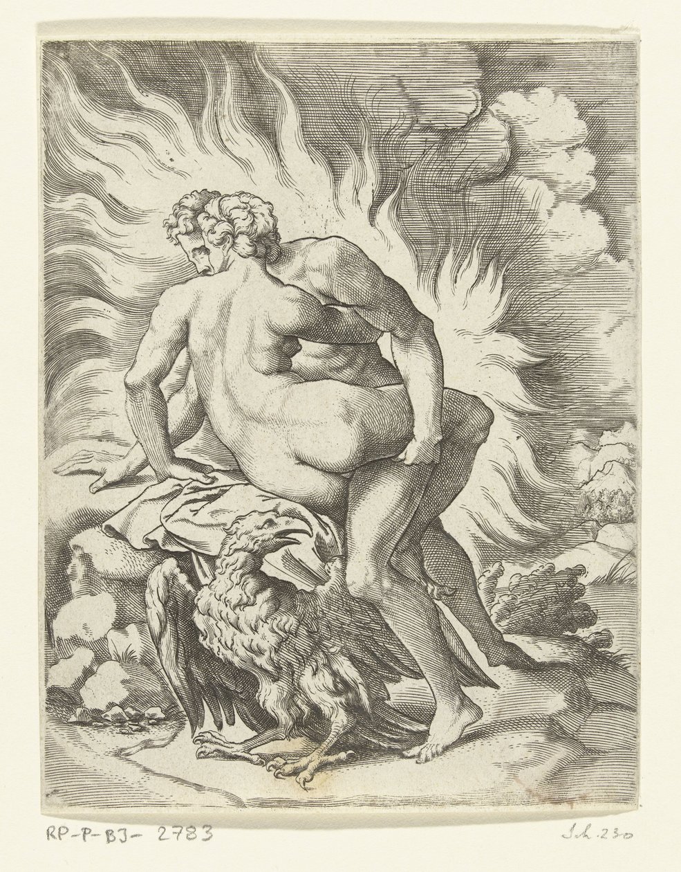Júpiter e Aegina
As aventuras amorosas de Júpiter (título da série) de Cornelis Bos