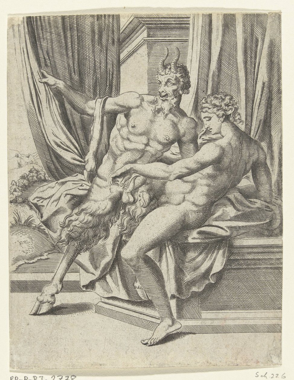 Júpiter e Antiope
As aventuras amorosas de Júpiter (título da série) de Cornelis Bos