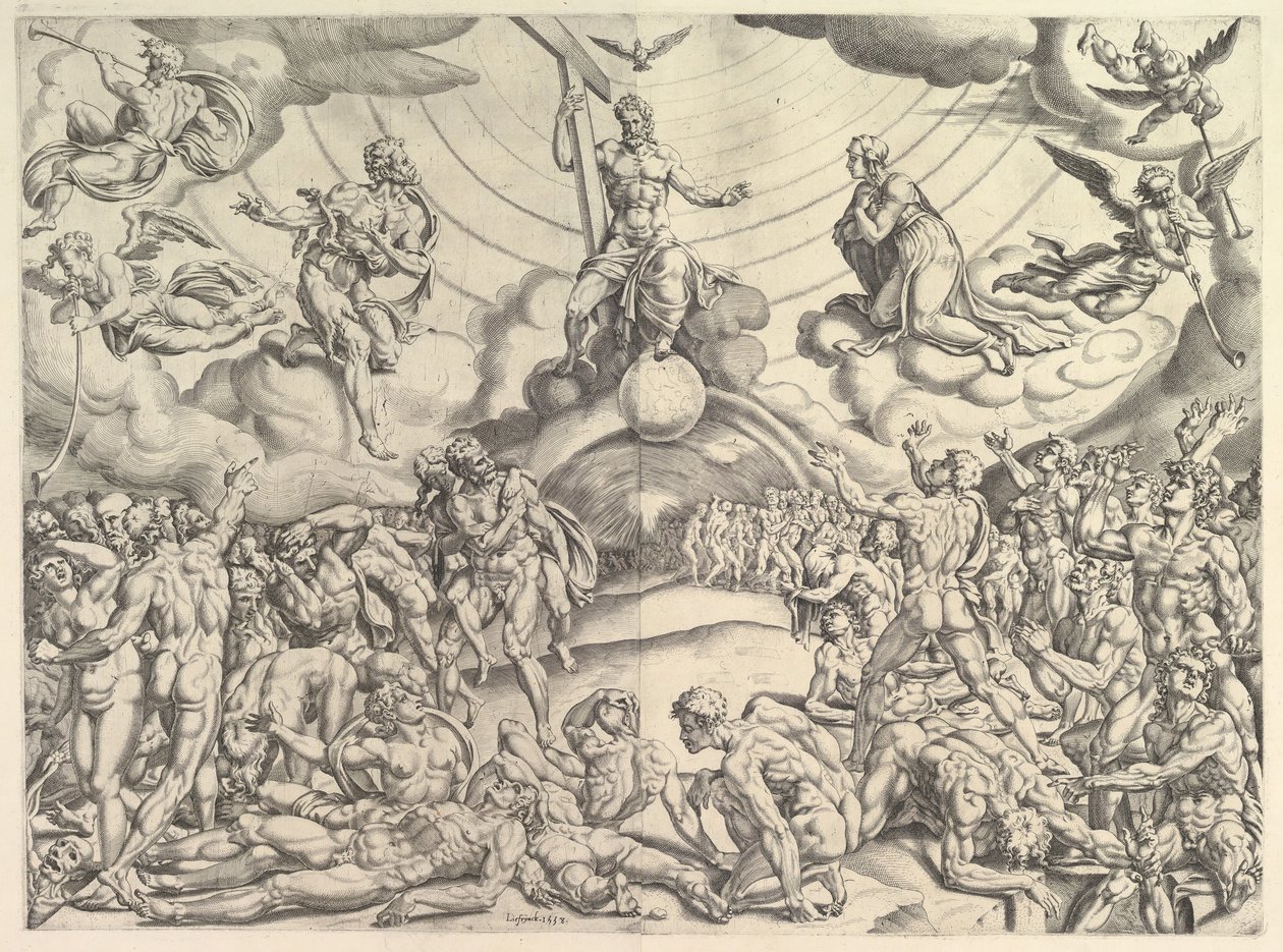 O Juízo Final, c. 1548-50. de Cornelis Bos