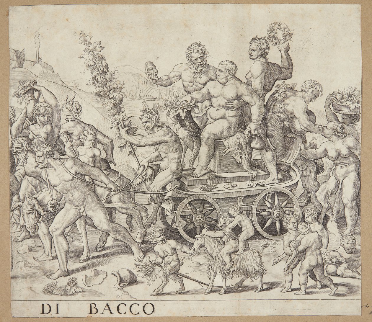 O triunfo de Baco de Cornelis Bos
