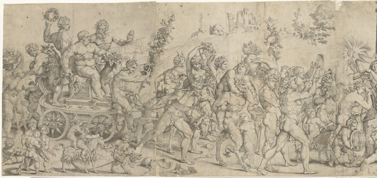 Triunfo de Baco de Cornelis Bos