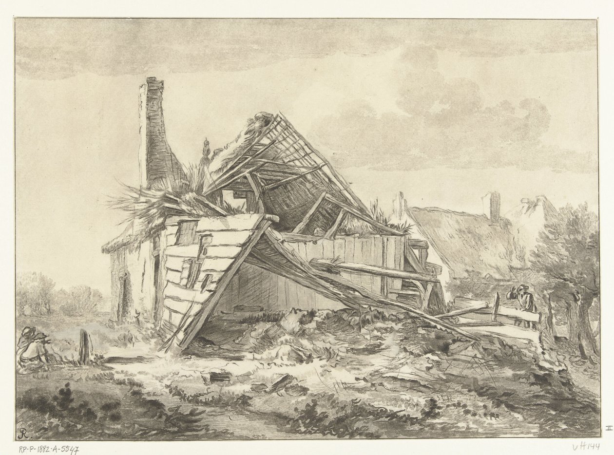 Casa agrícola dilapidada de Cornelis Brouwer