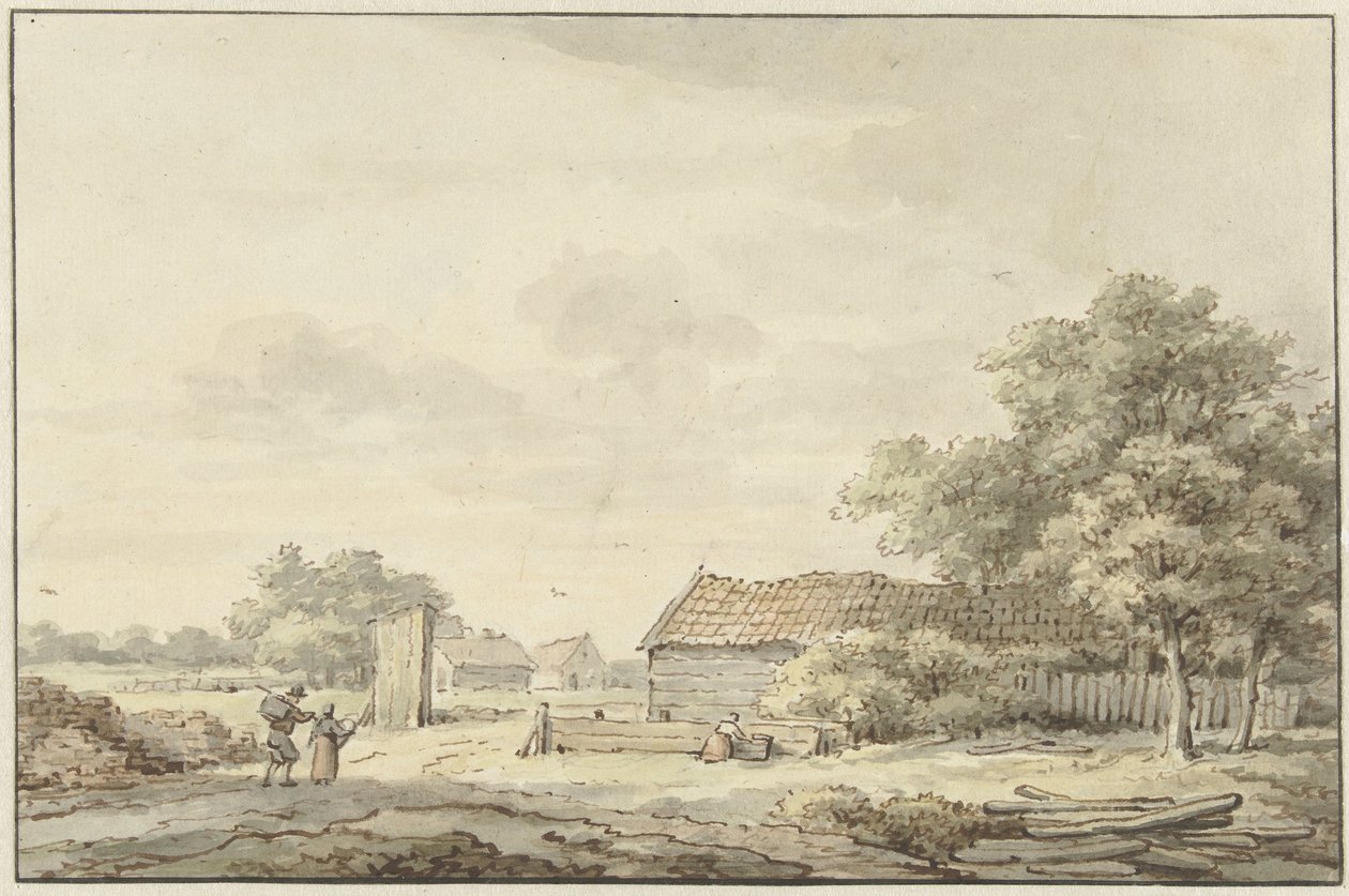 paisagem com fazendas de Cornelis Buys