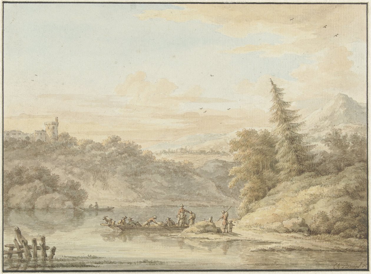 Riverscape de Cornelis Buys