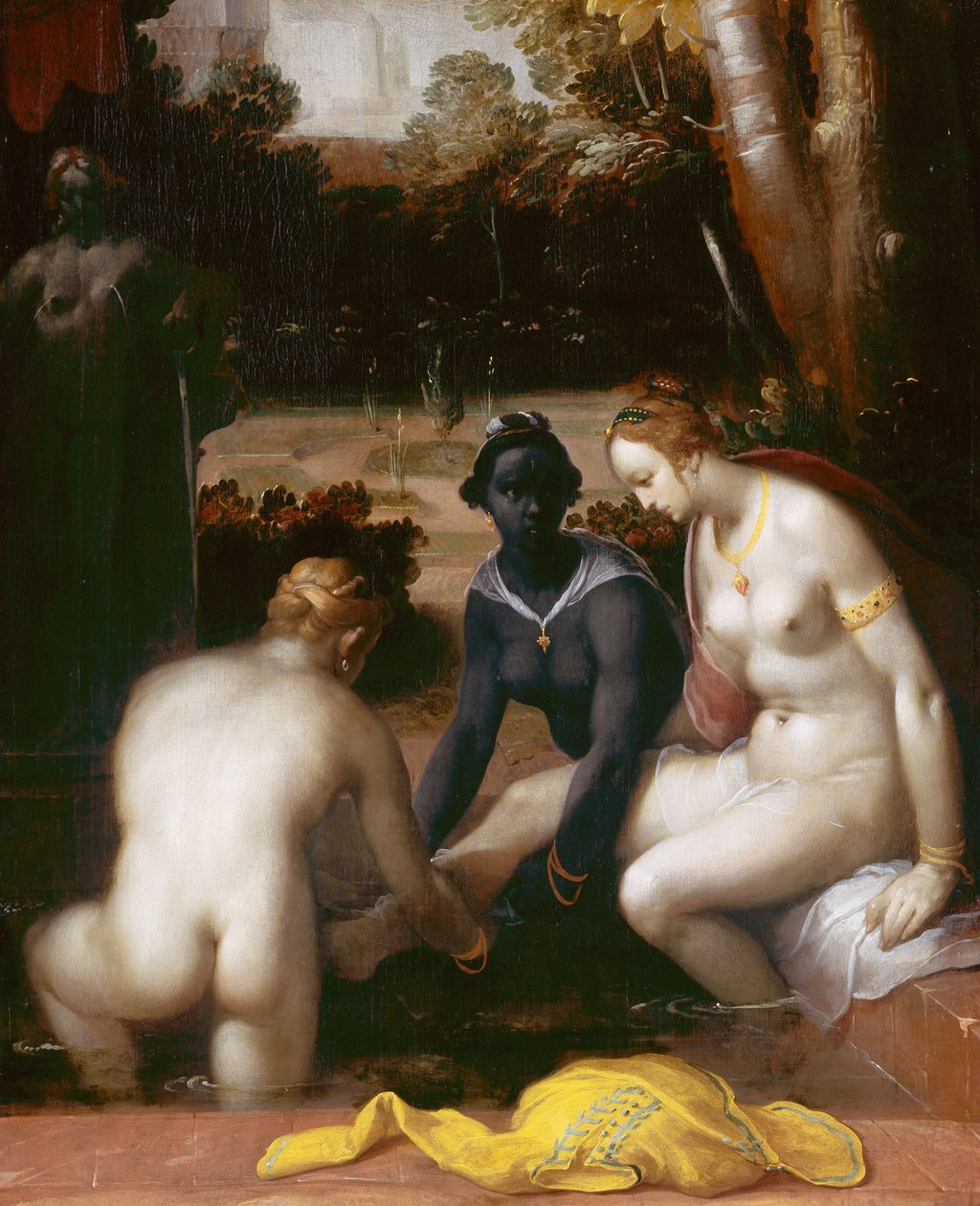Banho de Bate-Seba, 1594 de Cornelis Cornelisz. Haarlem van