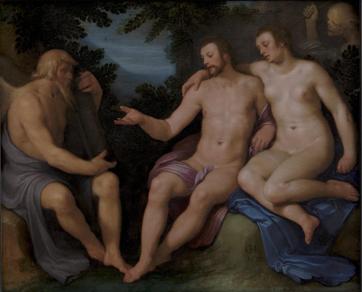 Alegoria sobre a brevidade da vida de Cornelis Cornelisz. van Haarlem