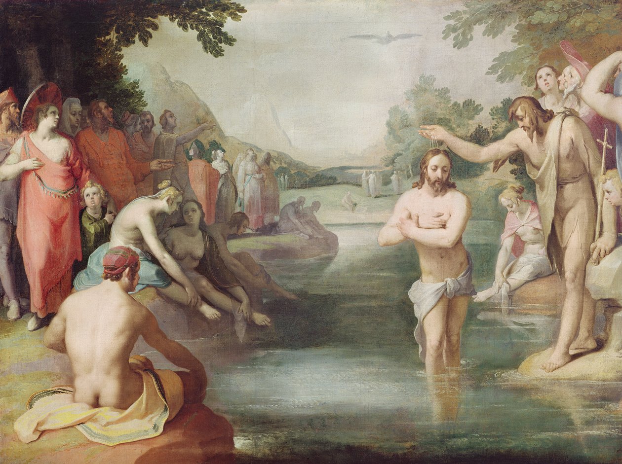 Batismo de Cristo de Cornelis Cornelisz van Haarlem