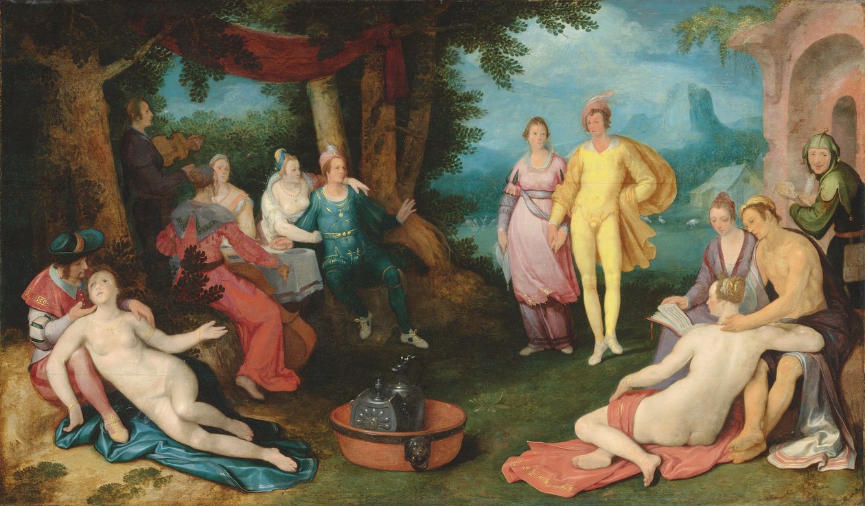 O filho pródigo entre as prostitutas (óleo sobre tela) de Cornelis Cornelisz. van Haarlem