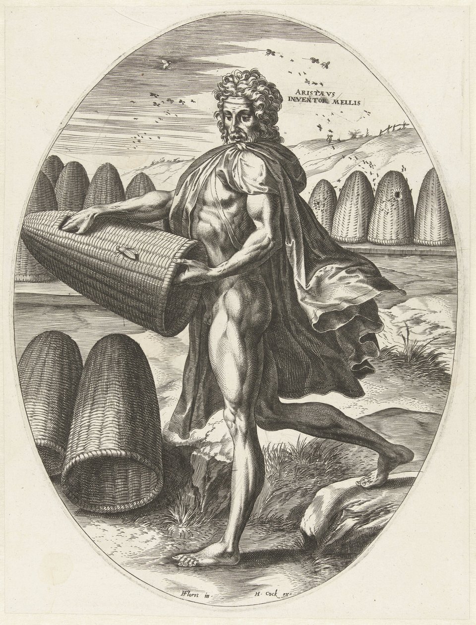 Aristeu Deuses da Agricultura (título da série) de Cornelis Cort
