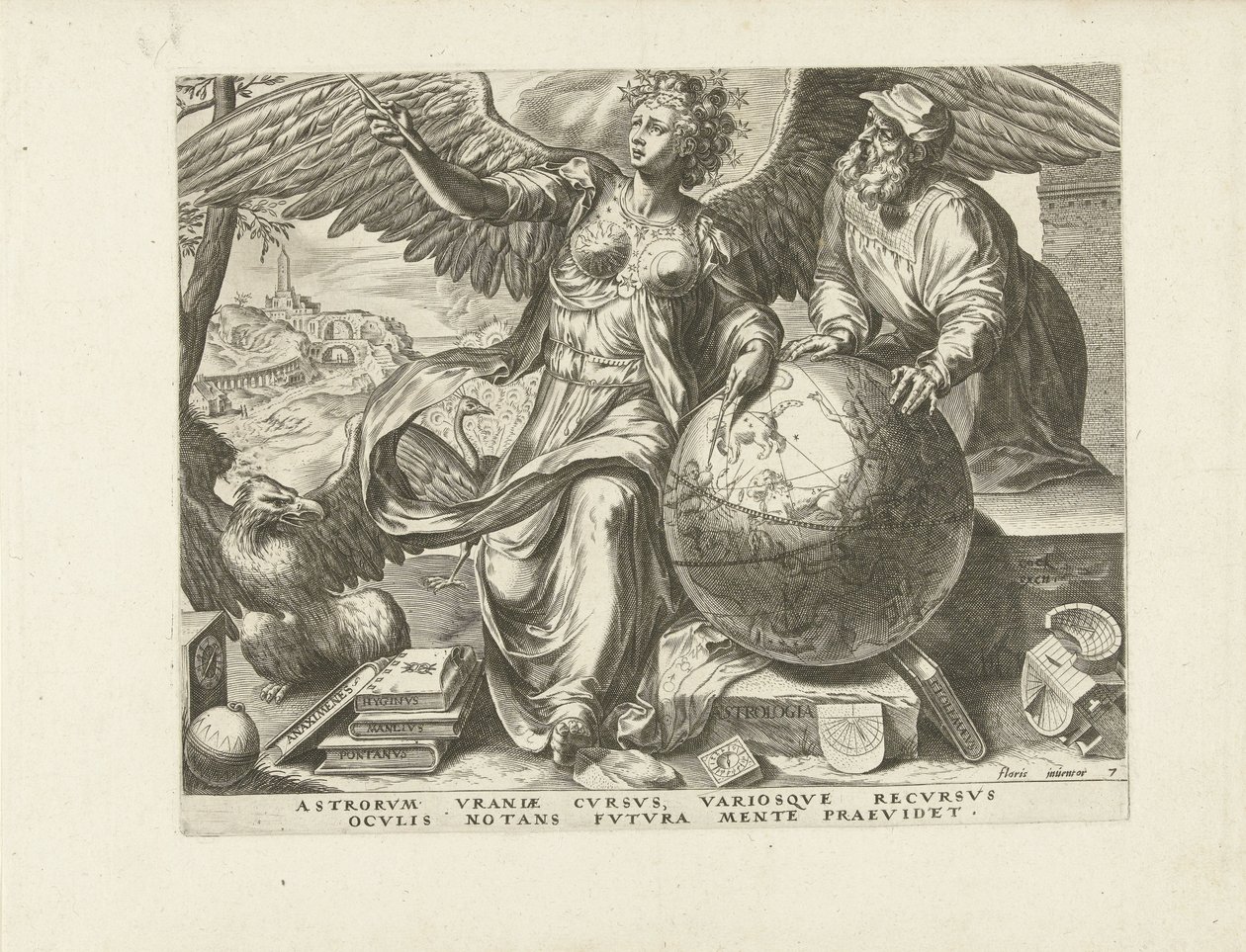 Astrologia (Astronomia) As Sete Artes Liberais (título da série) de Cornelis Cort